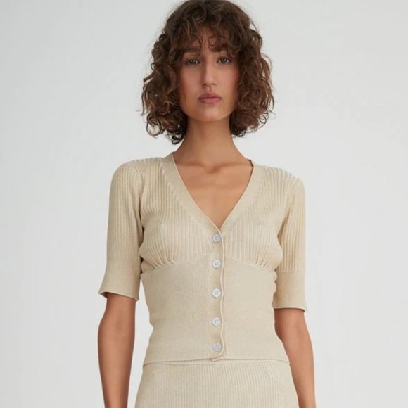 Hansen & Gretel Bernie Ribbed Cardigan | MEDIUM - Picture 3 of 10